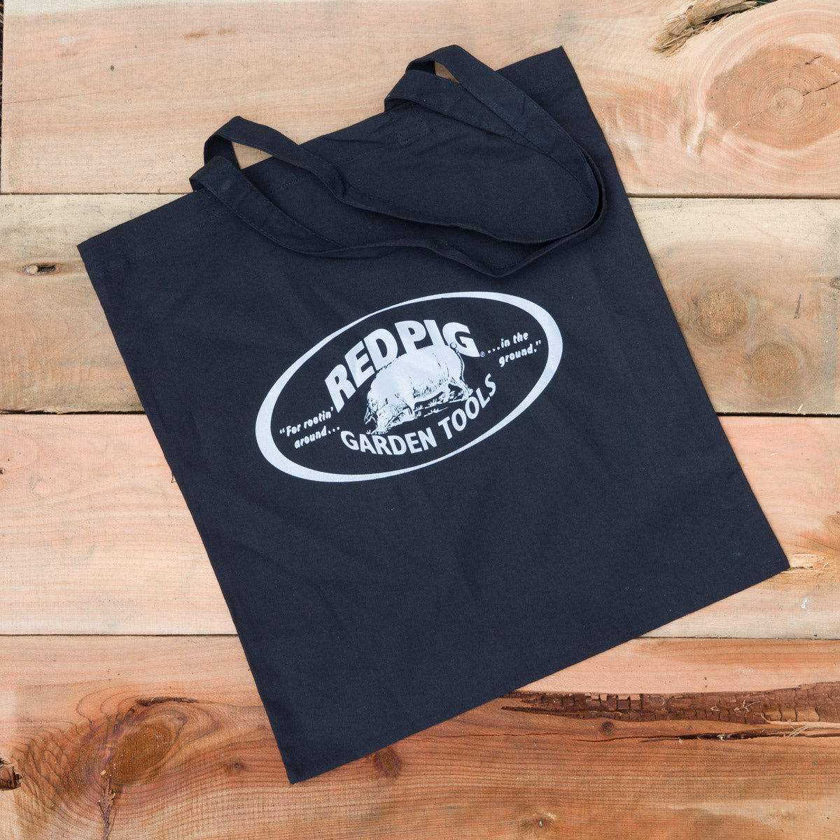 Red Pig Garden Tools Gift Bag