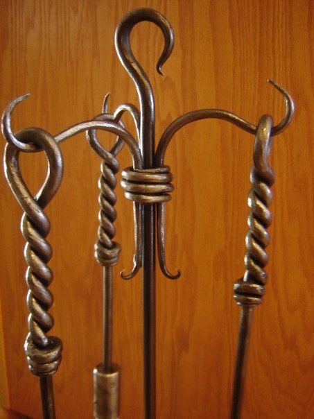 Fireplace Tool Set with Stand