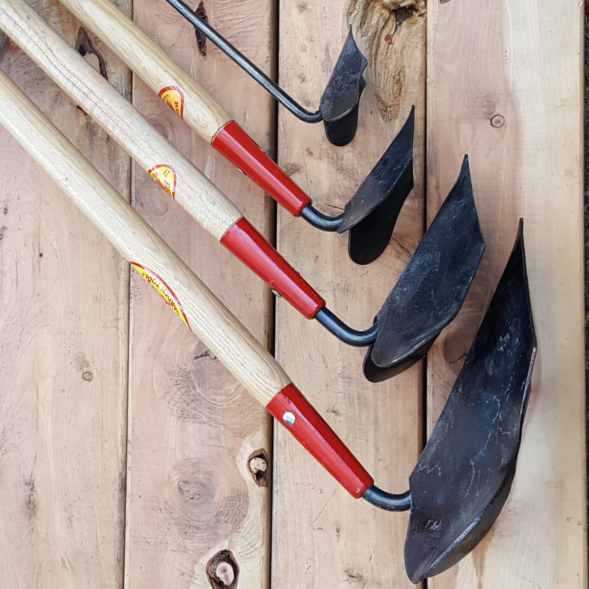 The 18” handled ridger is the second from the bottom. See related products for ridgers with larger heads on long handles.
