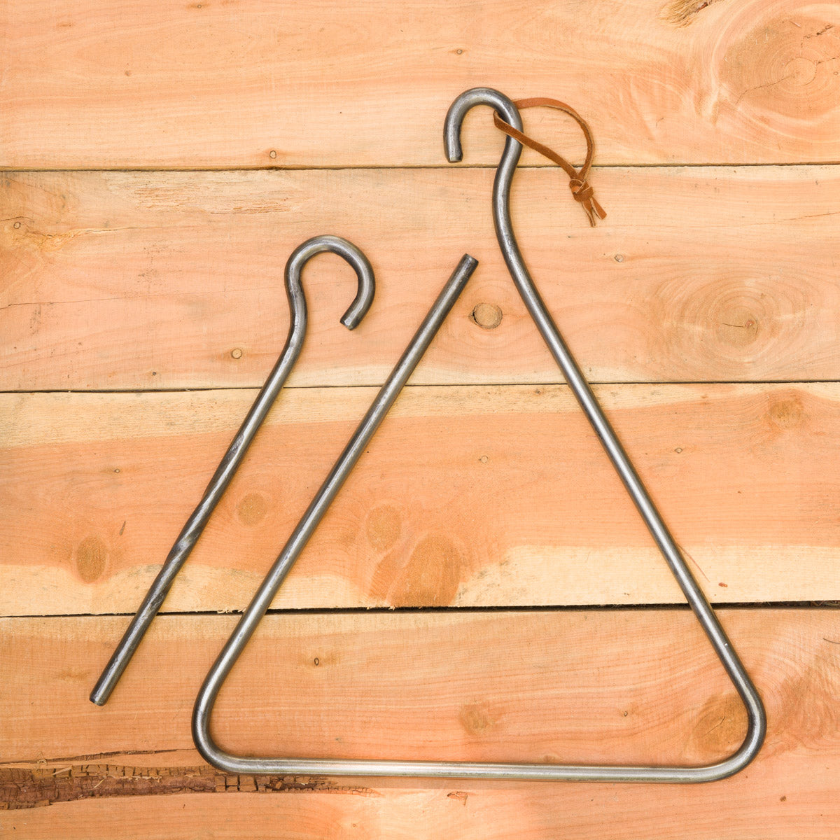 1/2 inch round steel dinner triangle