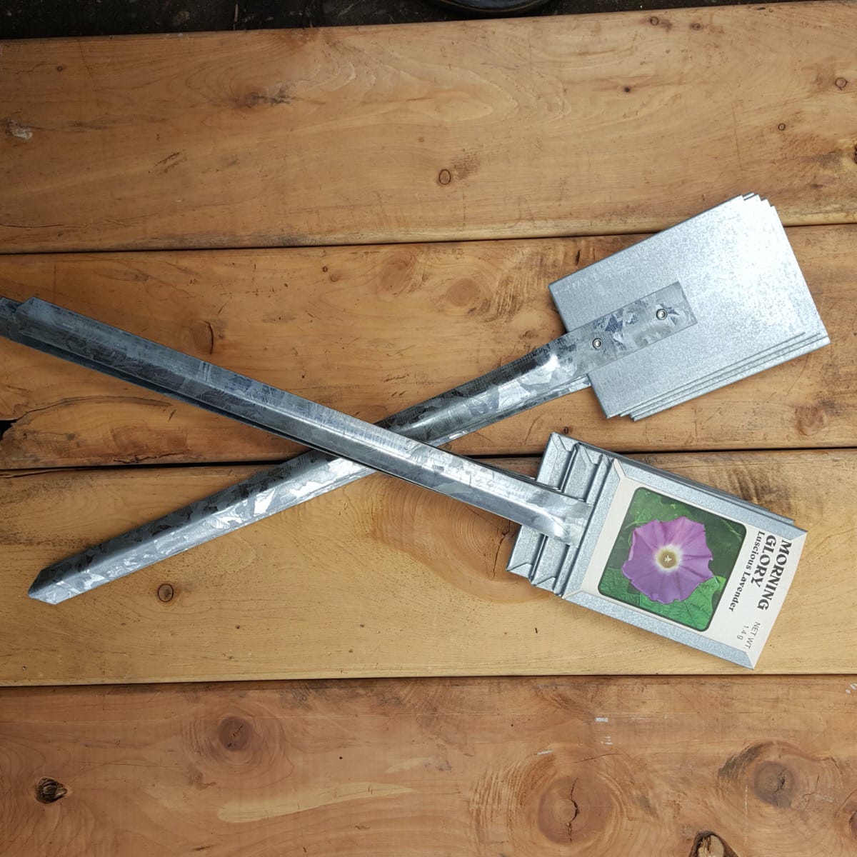 Seed Packet Holder Galvanized - 10/Pack