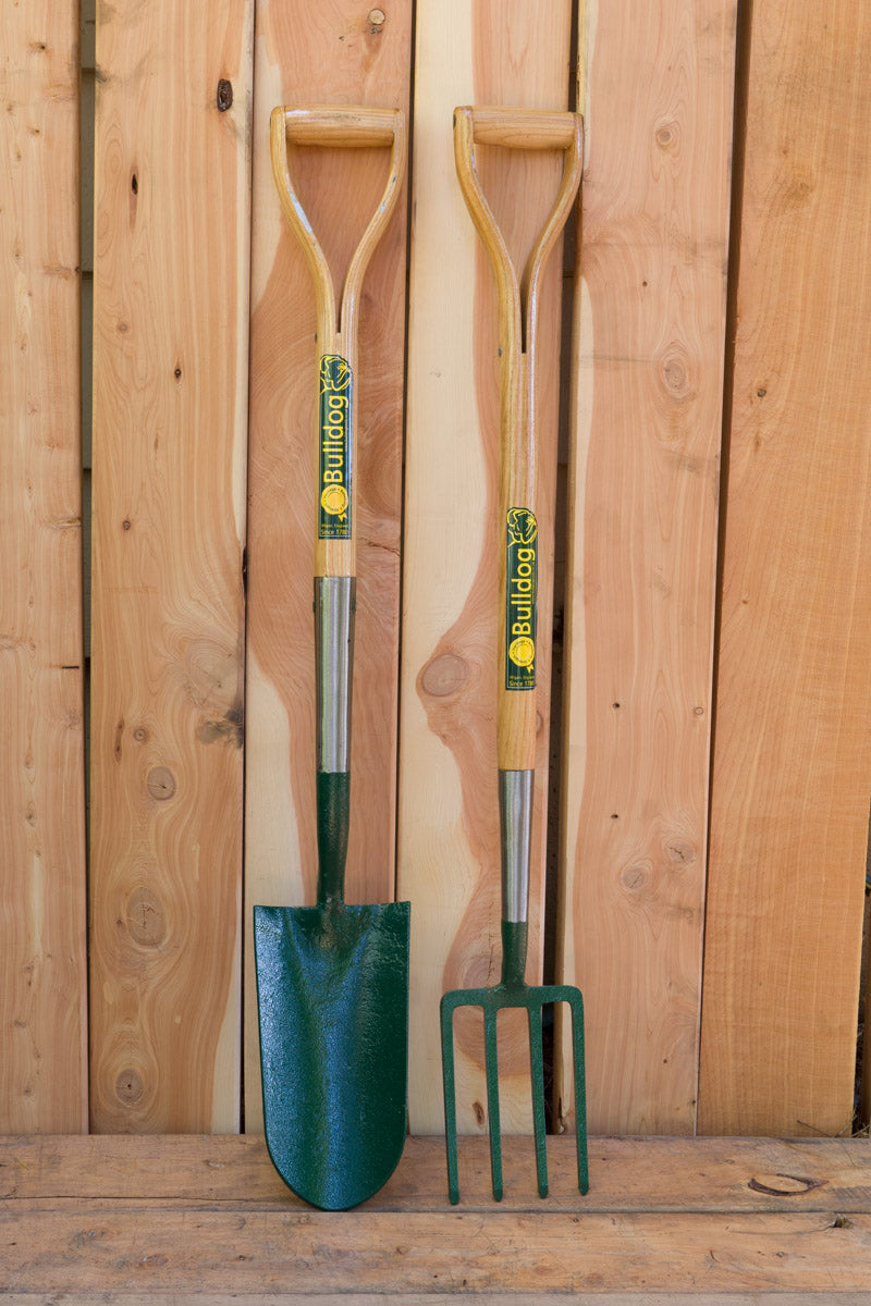 The rabbiting spade and 7" shrubbery fork make a great combination of tools.
