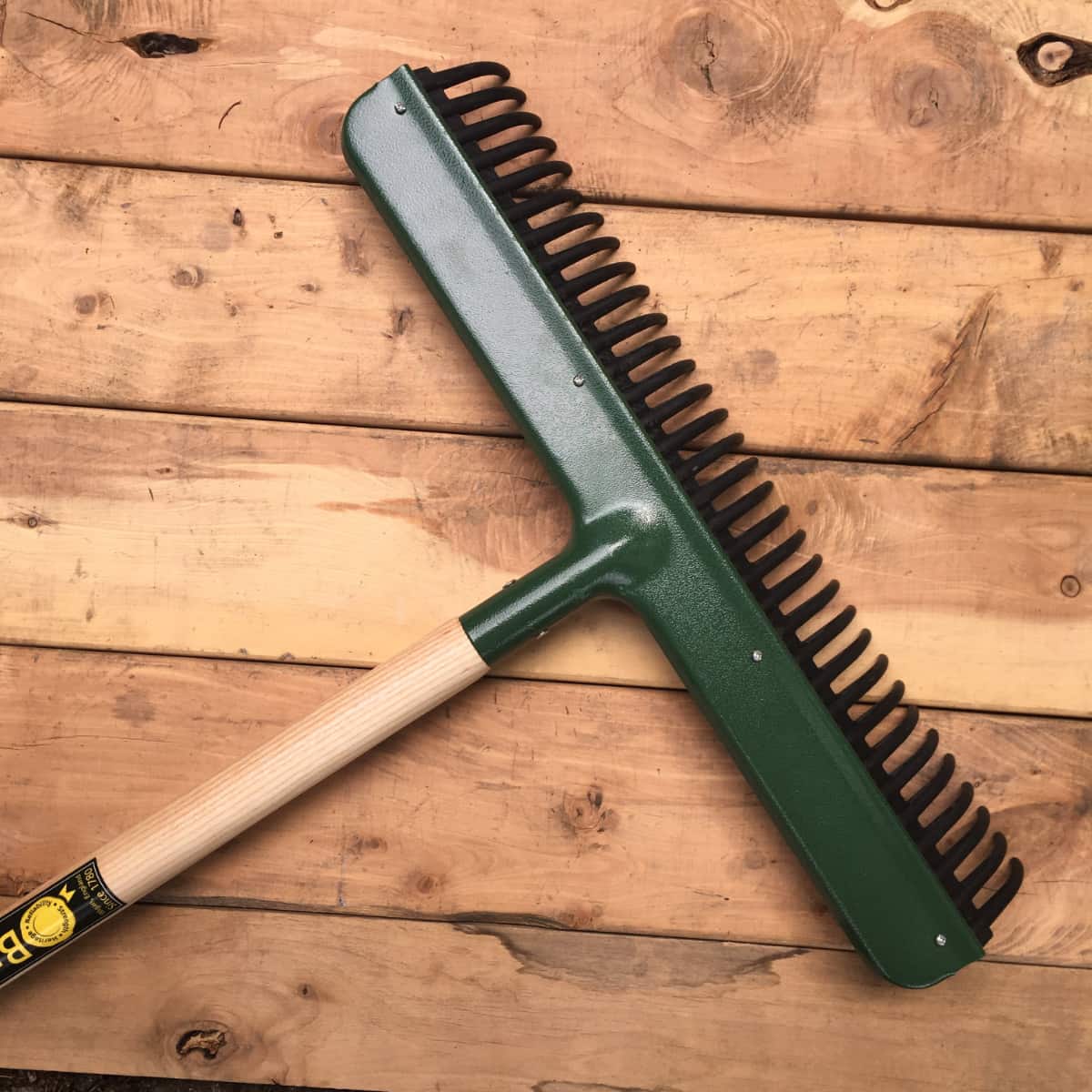 You will receive just the rubber tines and four replacements screws. Slide the tines into the groove at the bottom of the metal piece.
