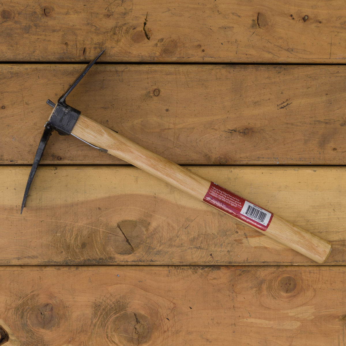 The combo hoe and cultivator in a versatile multipurpose tool.