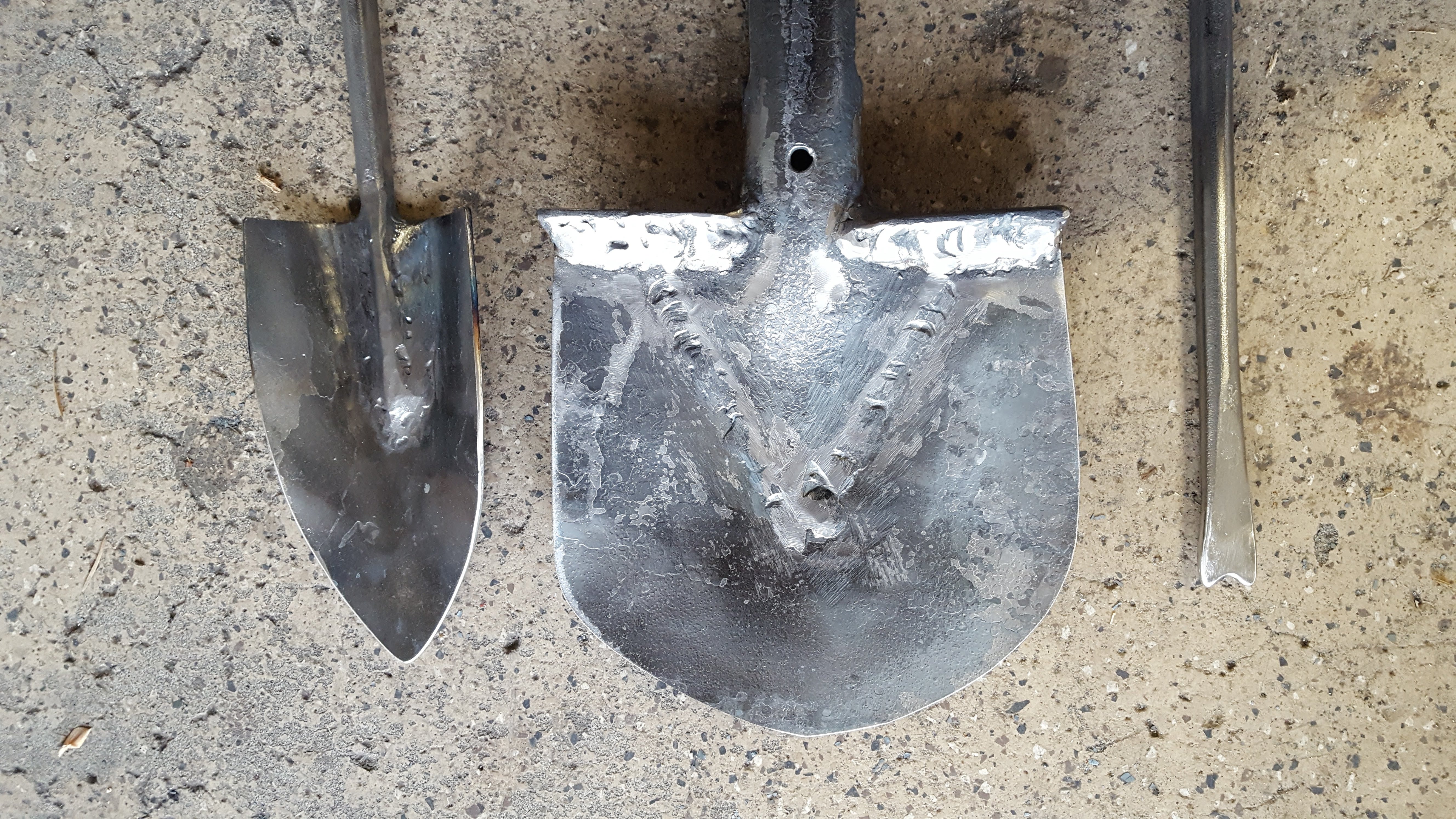 Custom - Strapped Edger and 2 Hand Tools