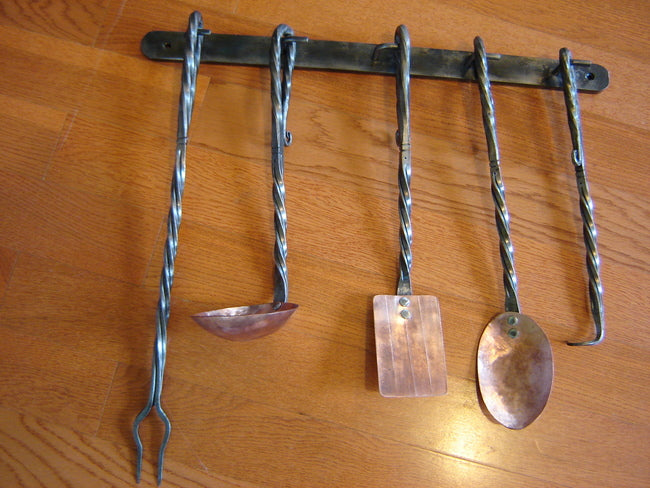 Kitchen Utensil 5 Piece Set/Holder