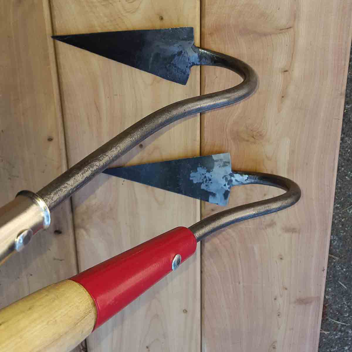 V Hoe Long Handle